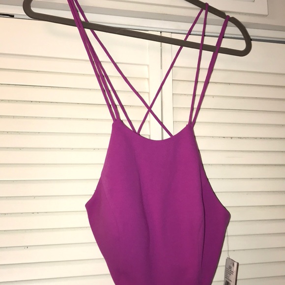 🔥Aidan Mattox crepe cutout jumpsuit🔥🔥🔥 - Picture 4 of 6